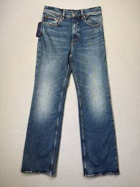 Polo Ralph Lauren Women's Boot Jeans Peoria blue Wash 28 $248